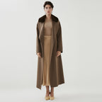Luna Fur Collar Maxi Coat