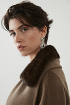 Luna Fur Collar Maxi Coat